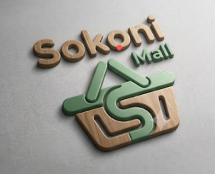 Sokoni Mall — wood and green marketplace sign